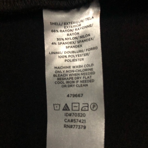 Ann Taylor black ponte sheath dress - Picture 6 of 6